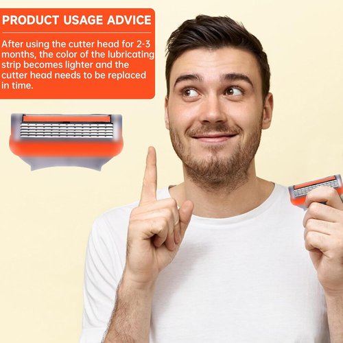 Gillette Fusion 5 Razor Blades - 24 Premium 5-Layer Stainless Steel Refills for Smooth Shaving
