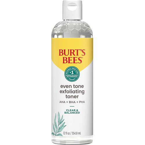 Burt's Bees Even Tone Liquid Face Exfoliator - Gentle Pore Reducing Formula | 12 Oz