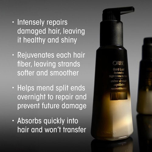 Oribe Gold Lust Restorative Night Creme - Luxurious Hair Care Bundle for Radiant Shine