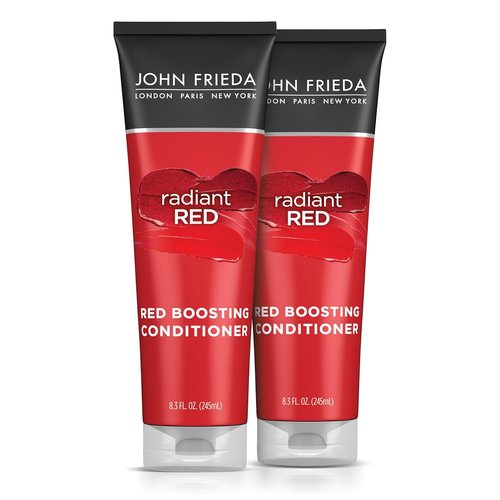 John Frieda Radiant Red Conditioner - Hydrates & Enhances Red Tones with Pomegranate Extract | 8.3 Oz, Pack of 2