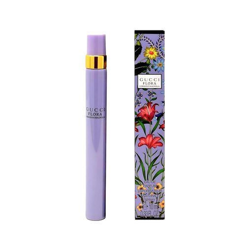 Gucci Flora Gorgeous Magnolia Eau de Parfum Spray for Women - 0.33 oz | Elegant Floral Fragrance