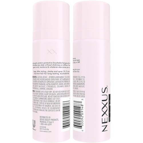 Nexxus Travel Hairspray - Comb Thru Flexible Hold 8-Pack | 72-Hour Anti-Humidity, 1.5 Oz Each