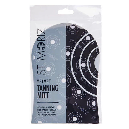 St Moriz Velvet Self Tanning Mitt - Reusable Applicator Glove for Streak-Free Tan - Perfect for All Self Tanners - Single Pack