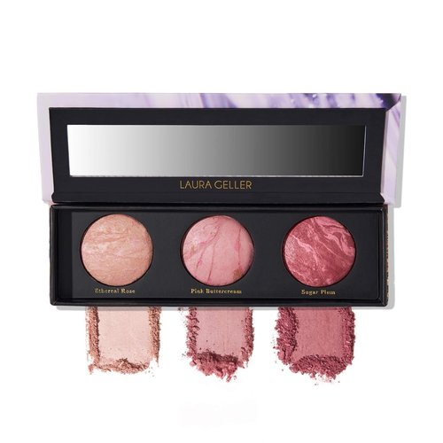 Laura Geller New York Blush Palette Trio - Better Than Ever Marbleized Blush in 3 Shades