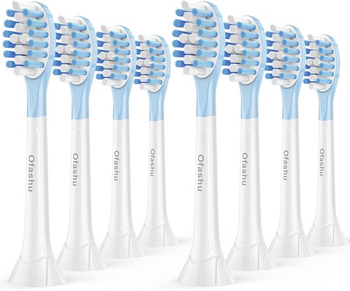 Philips Sonicare Replacement Toothbrush Heads - Compatible with ProtectiveClean C3/G3/W3/C2 - 8 Pack, White