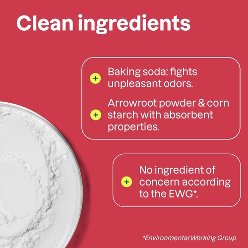 ATTITUDE Plastic-Free Deodorant - EWG Verified, Aluminum-Free, Vegan, 3 Oz | Vine Leaves & Pomegranate