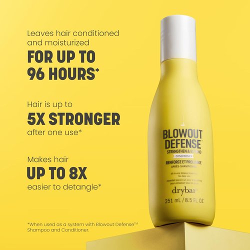 Drybar Blowout Defense Conditioner - Lightweight Hydrating Formula, Reduces Breakage & Detangles