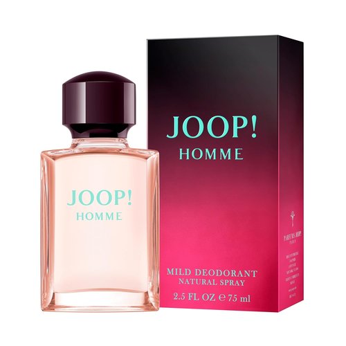 JOOP! Homme Men's Deodorant Spray - Invigorating Cinnamon, Jasmine, Vanilla & Sandalwood Scent - 2.5 Fl Oz