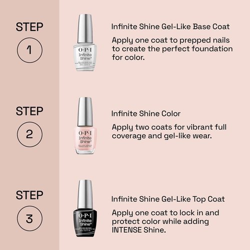OPI Infinite Shine Nail Polish - Long-Lasting Winter Shades | Semi-Sheer, Opaque & Shimmer Collection