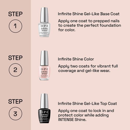 OPI Infinite Shine Candy 4 My Sweet Tart | Sheer Bright Fuchsia Pink Shimmer Long Wear Nail Polish | Good Enough to Treat Collection | Holiday 2025