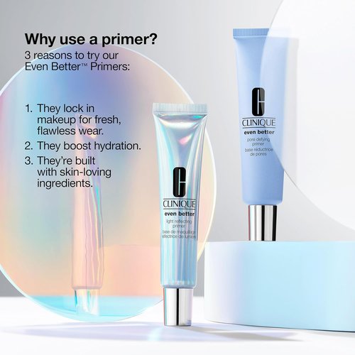 Clinique Even Better Face Primer - Hydrating & Lightweight With Vitamin C + Hyaluronic Acid | For All Skin Types