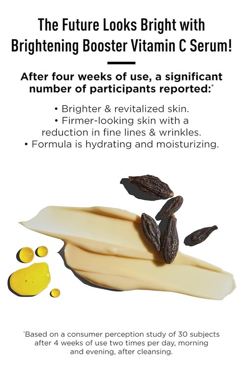 Jack Black Brightening Booster Vitamin C Serum - Radiant Skin Formula | 1 oz.