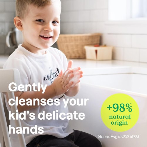 ATTITUDE Foaming Hand Soap for Kids - EWG Verified, Vegan & Plant-Based, Blueberry Scent, 10 Fl Oz
