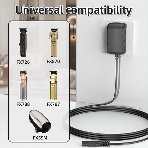 BabylissPro AC Adapter - Compatible Power Supply for FX Clipper Trimmers - 4.5V Charger