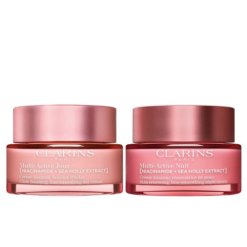 Clarins Multi-Active Day Moisturizer with Niacinamide - Smooth Fine Lines & Tighten Pores | Boost Glow & Even Tone