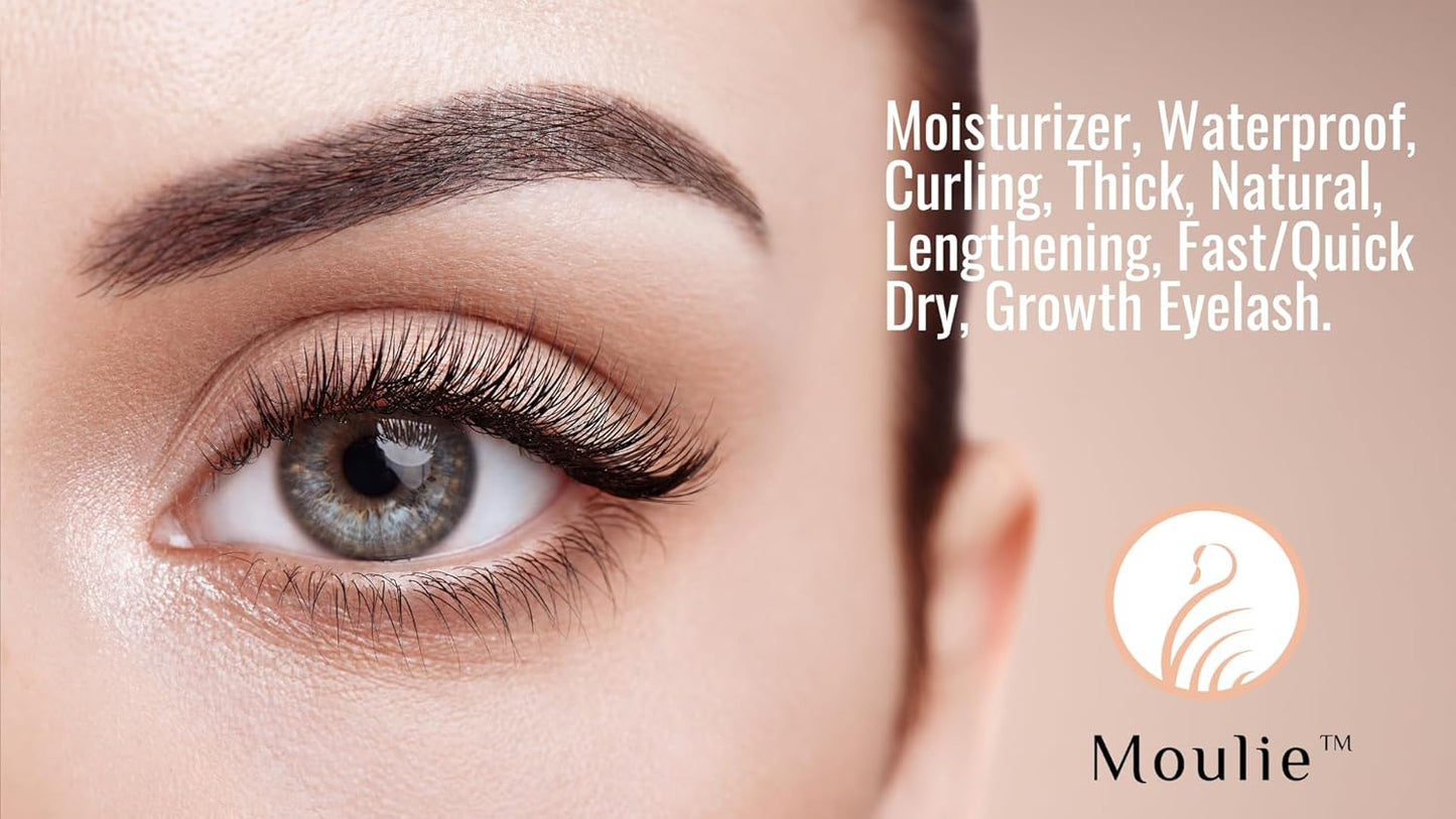 Skiennix Lash Growth Mascara - Organic Volumizing & Lengthening Formula | Waterproof, Vegan, 10ml