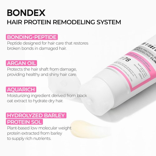 Dr. Melaxin Bondex Protein Bonding Shampoo - Strengthening Argan Oil & Keratin Formula | 13.52 fl. oz.