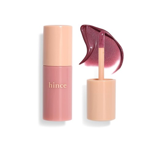 Hince Dewy Liquid Cheek - Glowy Liquid Blush for Radiant Skin | Hydrating Finish, 0.2 Fl Oz (Husky Mauve)