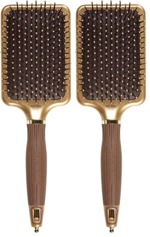 Olivia Garden Ceramic Ion Nano Thermic Hair Brush - Professional Styling Tool for All Hair Types