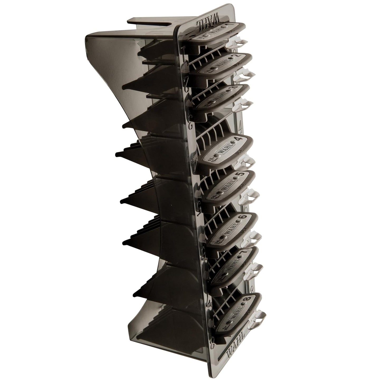 Wahl Professional Premium Cutting Guides | Durable Metal Clips with Organizer | Sizes #1-#8