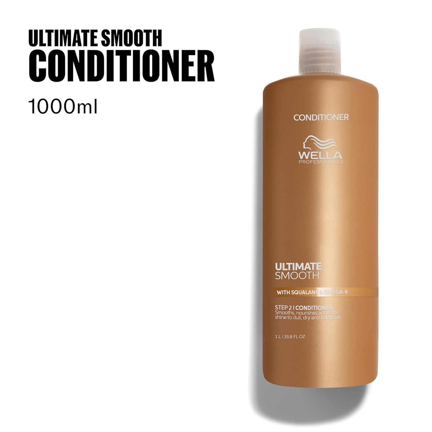 Wella Professionals ULTIMATE SMOOTH Conditioner - Nourishing Treatment for Dry, Frizzy Hair | Silky Shine & Color Safe