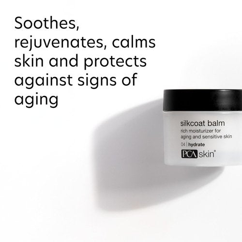 PCA SKIN Silkcoat Moisturizer - Anti-Aging Face Cream for Dry Skin | 1.7 fl oz Jar, Day & Night Use
