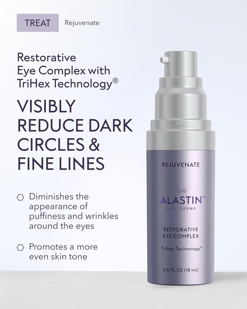 ALASTIN Skincare Restorative Eye Complex - Anti-Aging Eye Cream | Smooths, Hydrates & Reduces Puffiness (0.5 oz)