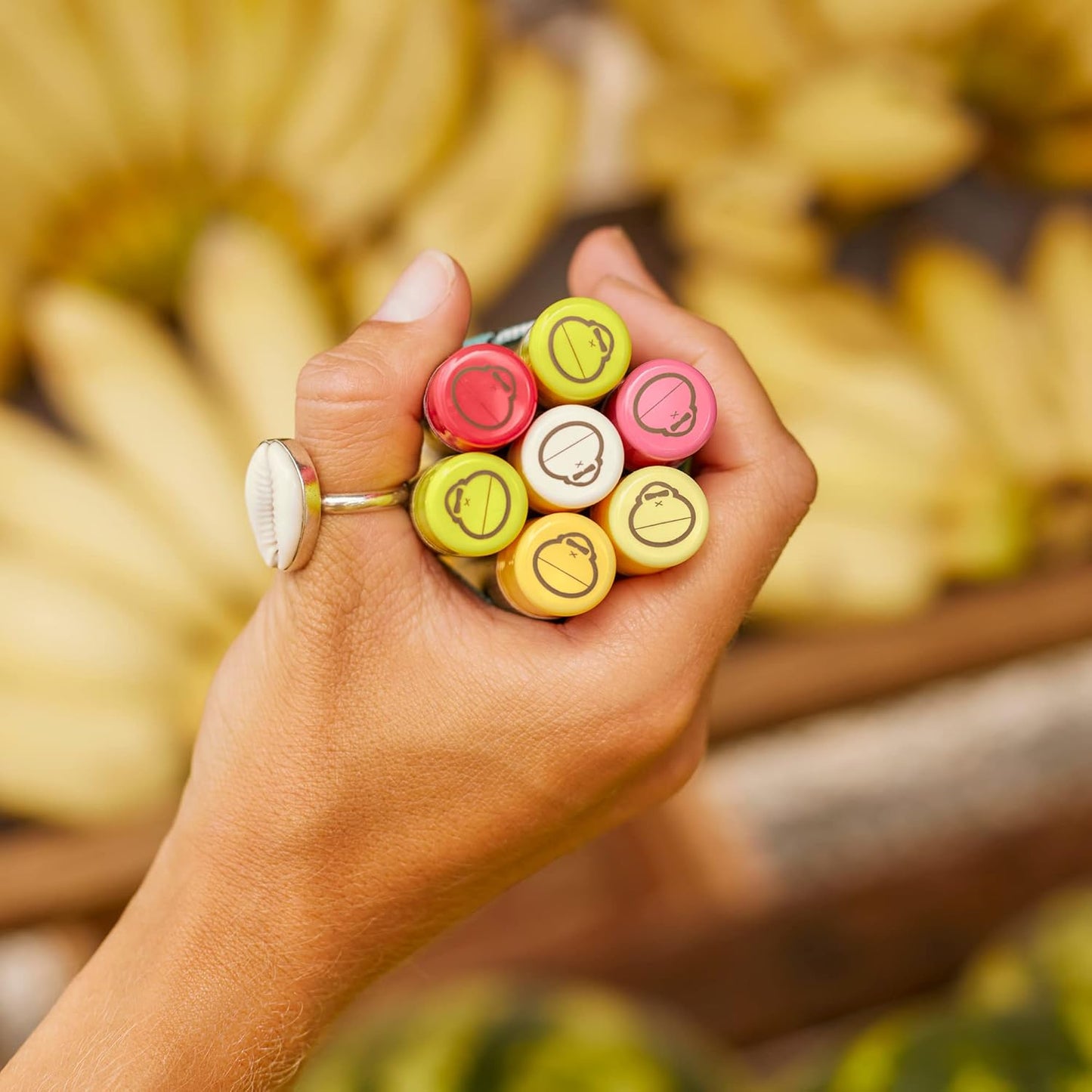 Sun Bum Cocobalm Wild Strawberry - Hydrating Lip Balm with Coconut Oil & Aloe Vera - 0.15 oz Stick
