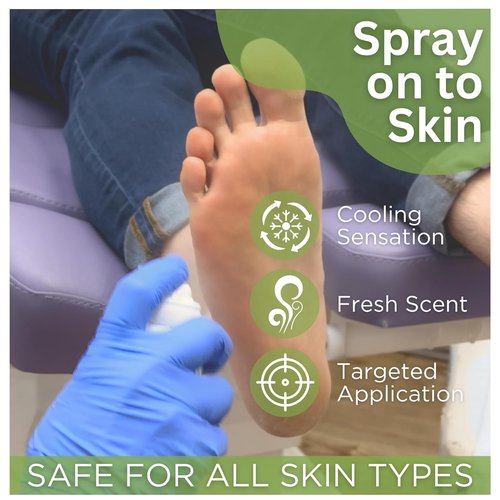 Footlogix Foot Deodorant Spray - Long-Lasting Odor Protection | 4.23 Fl Oz