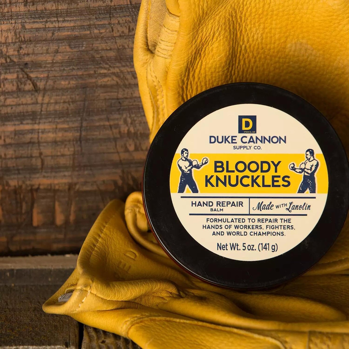 Duke Cannon Hand Repair Balm - Unscented Moisturizer for Dry, Cracked Skin | 5 oz.