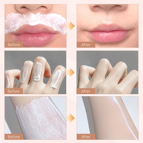Auures Hair Removal Cream, Auures Facial Hair Removal Cream Kit, Painless Auures Hair Removal, Facial Hair Removal Creams For Women With Scraper