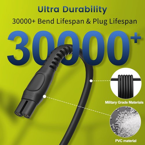 BENSN 5V1A Charger - Compatible with Philips Norelco OneBlade & Electric Trimmers | Durable Charging Cord
