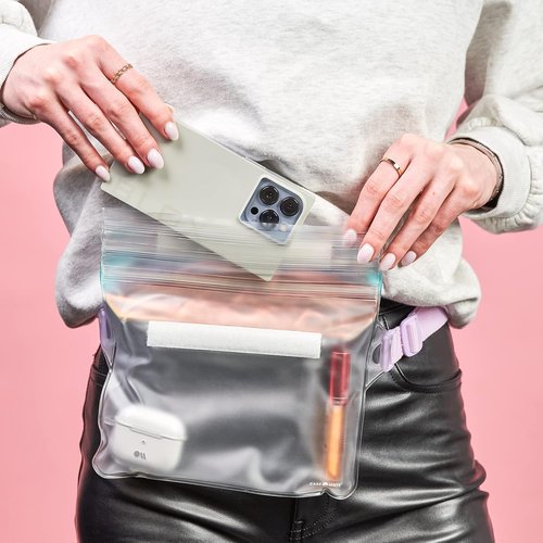 Case-Mate Waterproof Phone Pouch - IP68 Triple Seal Protection & Adjustable Strap | Iridescent for iPhone 17 Pro Max/16 Pro Max/15/14/S26/S25/Pixel 10