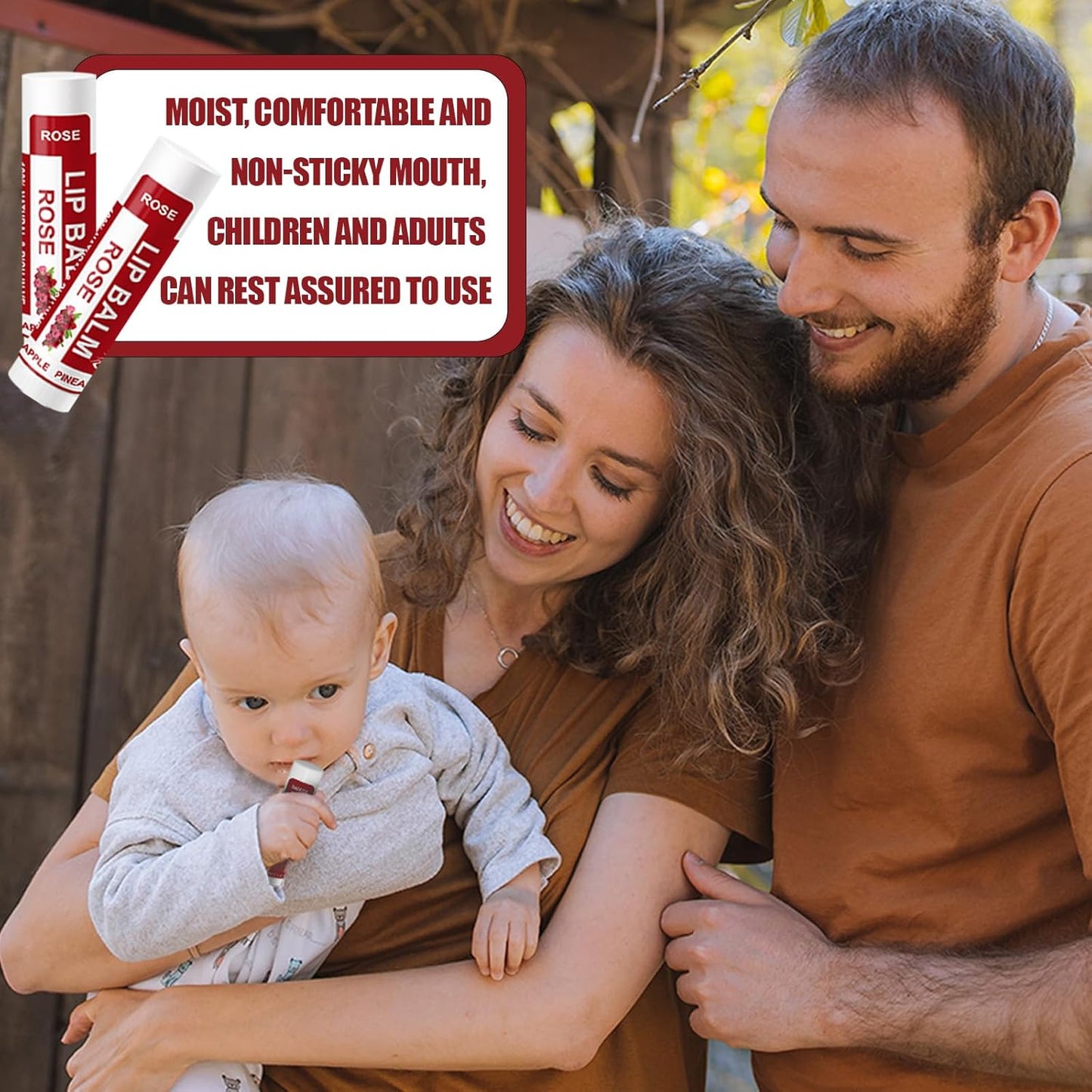 Yopela Natural Lip Balm Set | 14 Pack with Vitamin E & Coconut Oil - Moisturizing & Soothing for Chapped Lips - Perfect Valentine's Gift