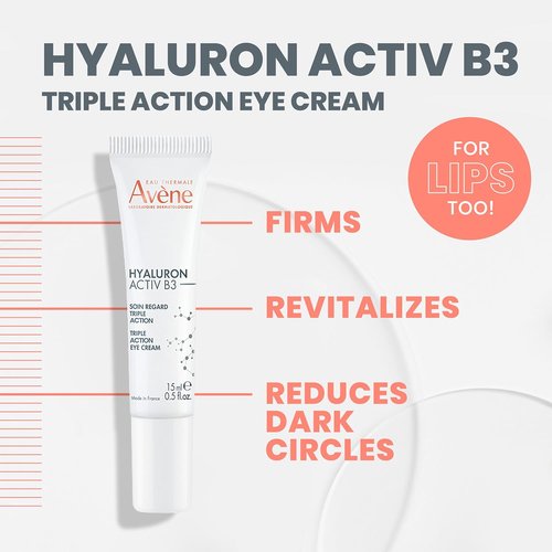 Avène Hyaluron Activ B3 Triple Correction Eye Cream, 0.5 Fl Oz