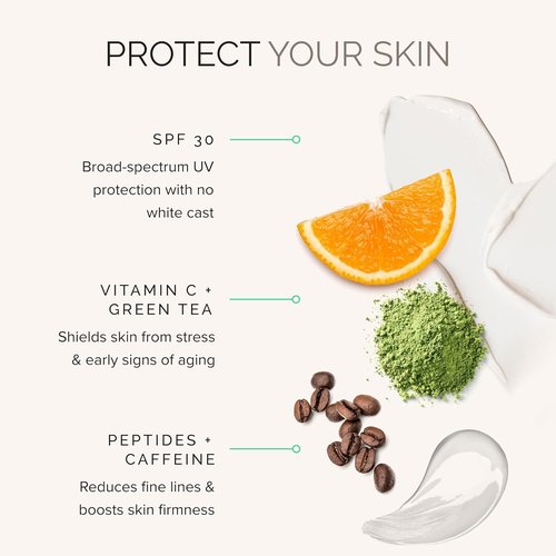 MDSolarSciences Daily Perfecting Moisturizer SPF 30 - Hydrating 2-in-1 Face Moisturizer & Sunscreen with Hyaluronic Acid | 1.7 Oz