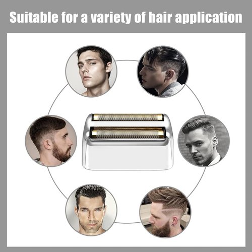 BaBylissPRO Shaver Replacement Foil & Cutters - Precision Fit for Double FXFS2 | Silver