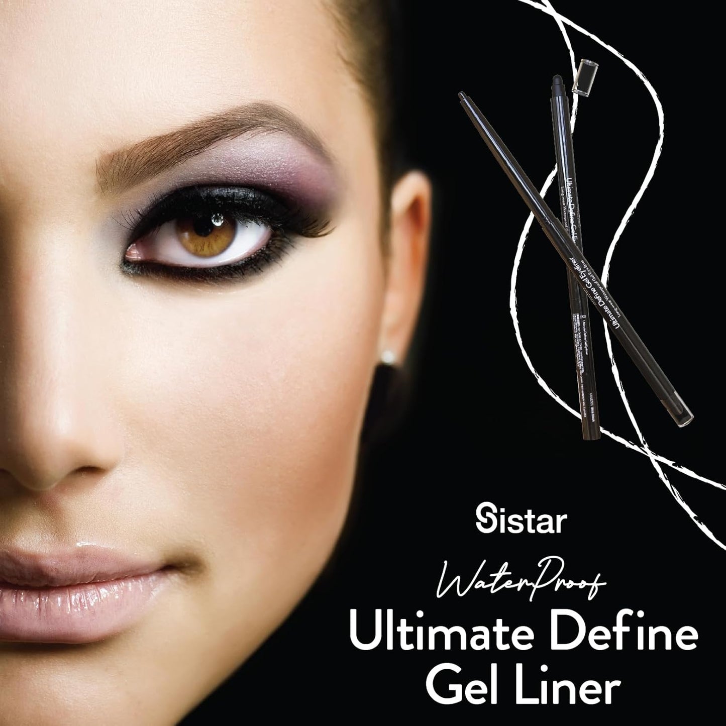 Sistar Ultimate Define Gel Eyeliner Pen - Waterproof, Long-Lasting, Smudge-Free | Midnight Blue