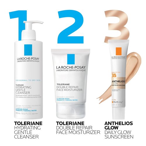 La Roche-Posay Anthelios Glow Tinted Sunscreen - SPF 35, Broad Spectrum Protection, Lightweight & Hydrating for All Skin Types