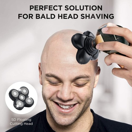 7 Head Shaver Replacement Razor Heads for Many Brands Bald Men's Electric Foil Shaver Replacement,Universal Shaver Replacement Blades for Electric Razor for Men Bald and Face