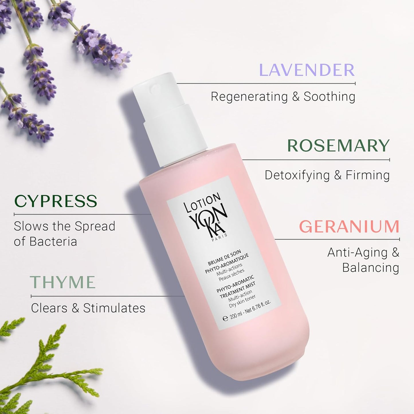 Yon-Ka PS Hydrating Face Toner - Calming Daily Mist with Botanical Extracts for Dry & Sensitive Skin | Alcohol-Free, Minimizes Pores & Redness