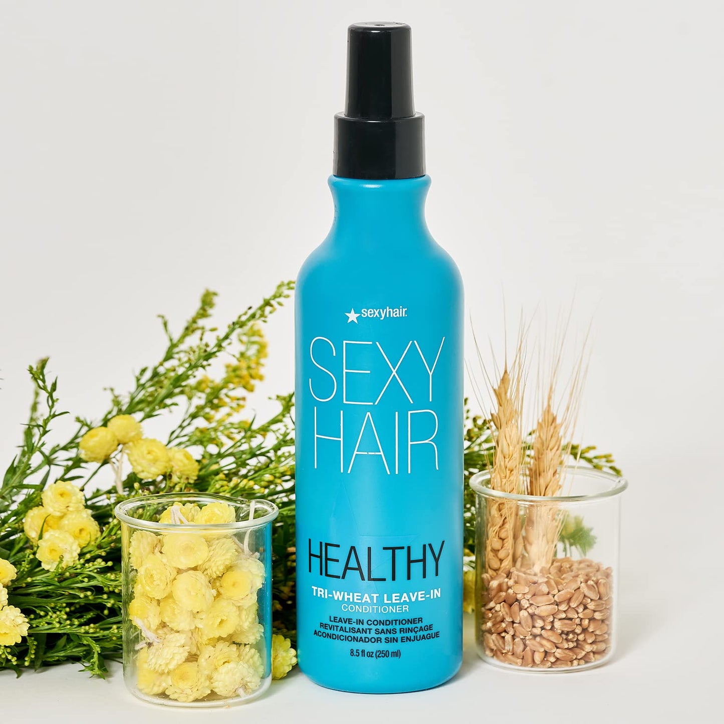 SexyHair Healthy Tri-Wheat Leave-In Conditioner - Up to 90% Better Detangling | Reduces Breakage & Enhances Shine