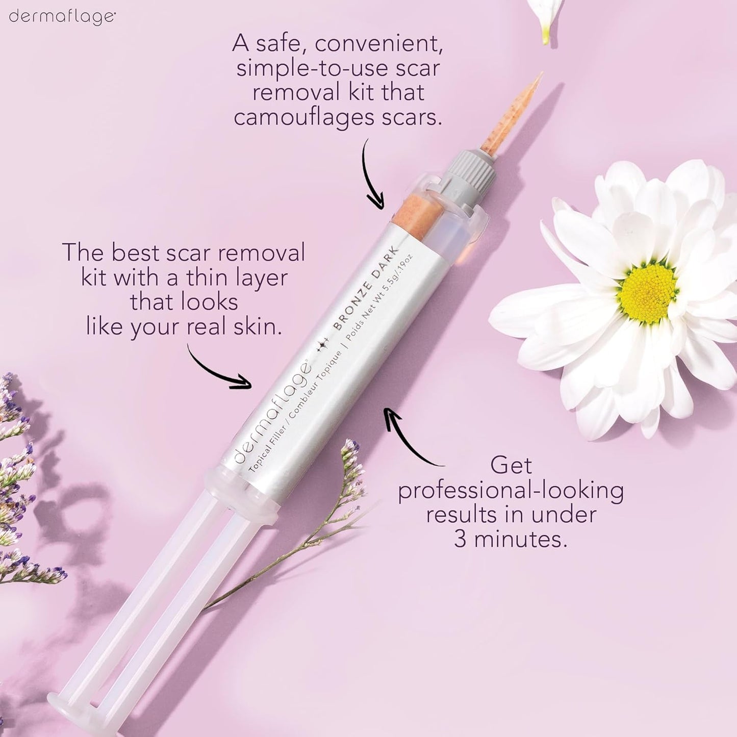 Dermaflage Scar Filler - Refill Applicator for Flawless Skin | Easy Application & Natural Finish