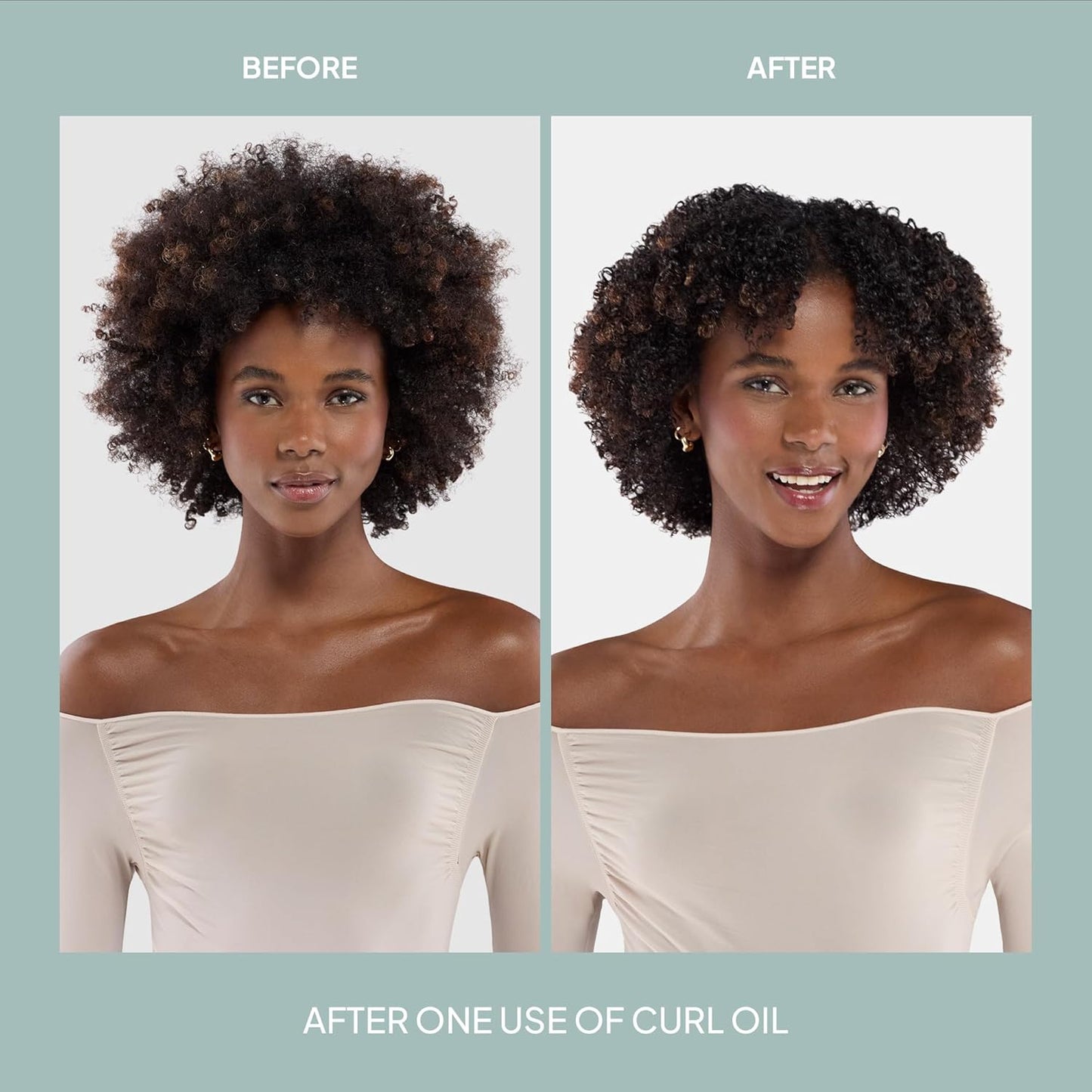 VERB Curl Oil - Define, Shine & Smooth Frizz for All Curl Types - Silicone-Free & Paraben-Free