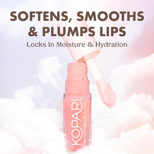 Kopari Tri-Peptide Lip Cloud - Infused with Ceramides & Hyaluronic Acid for Soft, Plump Lips