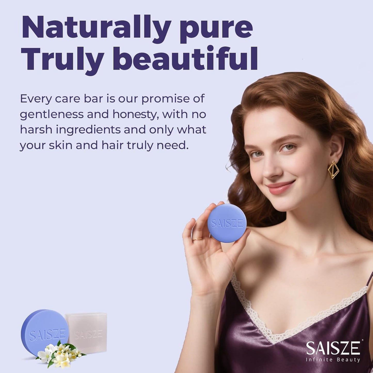 Skiennix Purple Toning Shampoo & Conditioner Bar - Ideal for Blonde, Silver, & Highlighted Hair