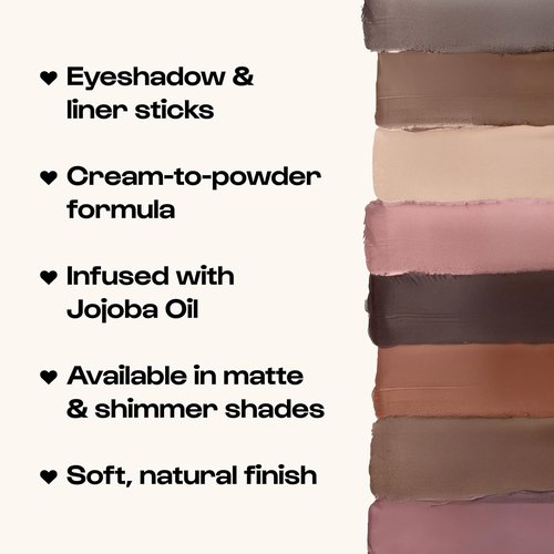 ALLEYOOP 11th Hour Waterproof Cream Eyeshadow Stick - Long-Lasting Smudge-Proof Pencil in Smoky Amethyst Shimmer