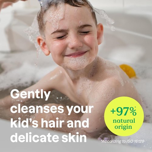ATTITUDE Kids Shampoo & Body Wash - EWG Verified, Vegan Cleanser with Vanilla & Pear, 32 Fl Oz