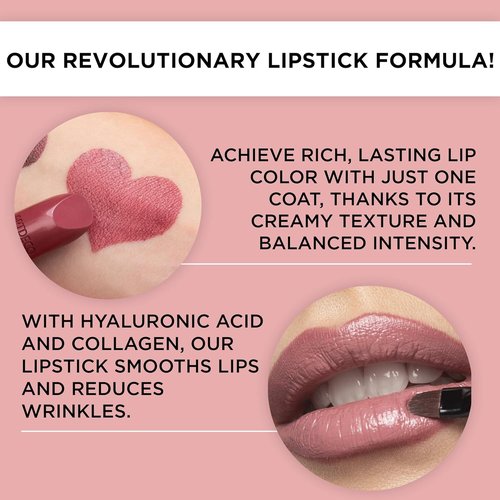 ARTDECO Perfect Color Lipstick - Rich Red Glide-On Formula with Plumping Effect - 0.14 Oz