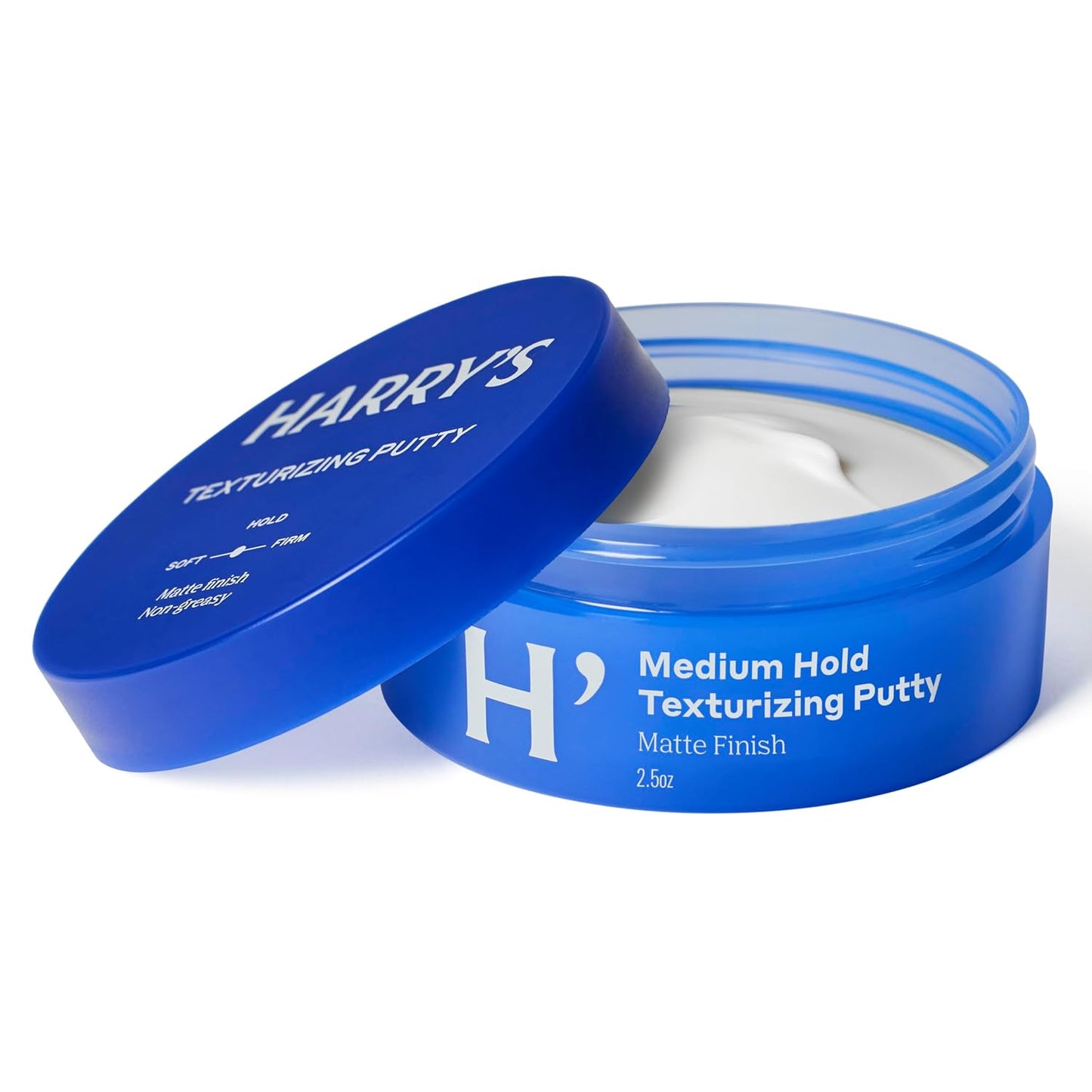 Harry's Texturizing Hair Putty for Men - Malleable Hold & Matte Finish - 2.5 oz - Paraben & Sulfate Free